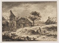 S+ 026
<br/>
Landschap met herberg en boerderijen
<br/>
<em>Himpel, Aernout ter (1634-1686)</em>